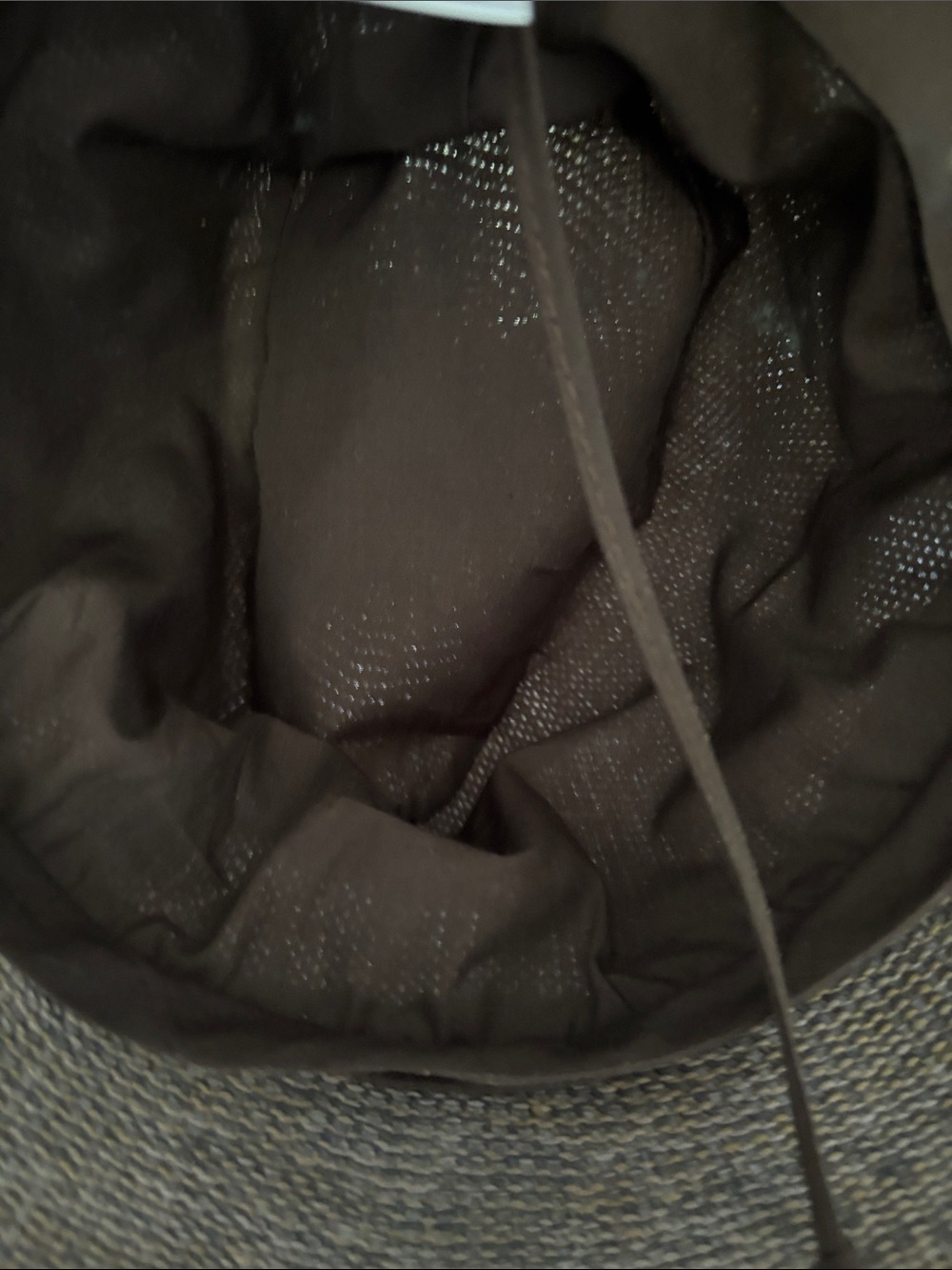 Brown Woven Fedora Hat - Picture 6 of 6